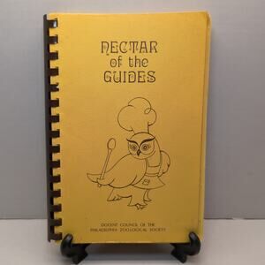 Nectar Of The Guides Cookbook Philadelphia Zoological Society PA Zoo Docent